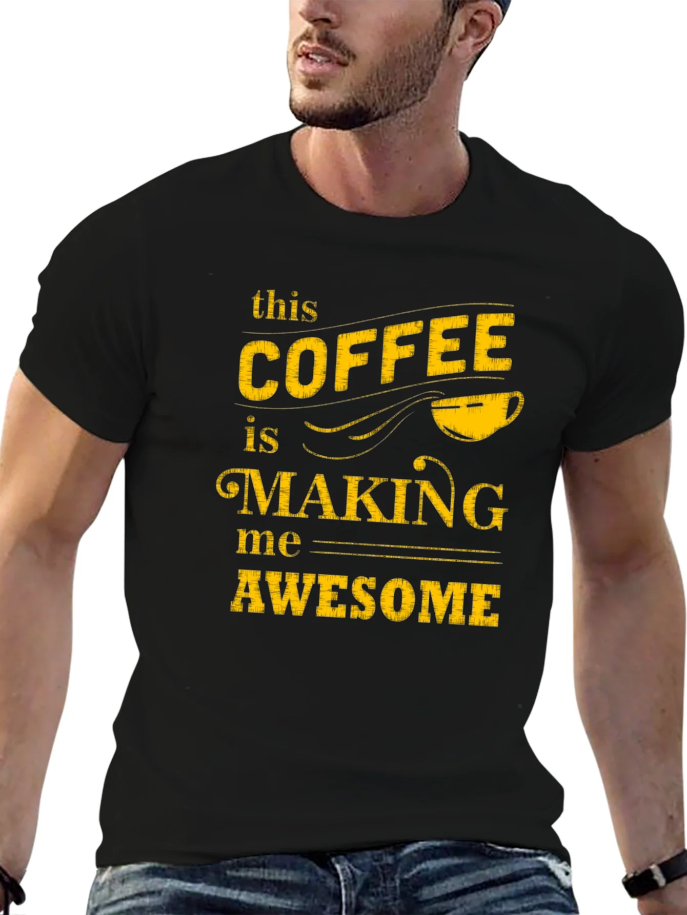 Coffee Making Me Awesome Graphic Tee