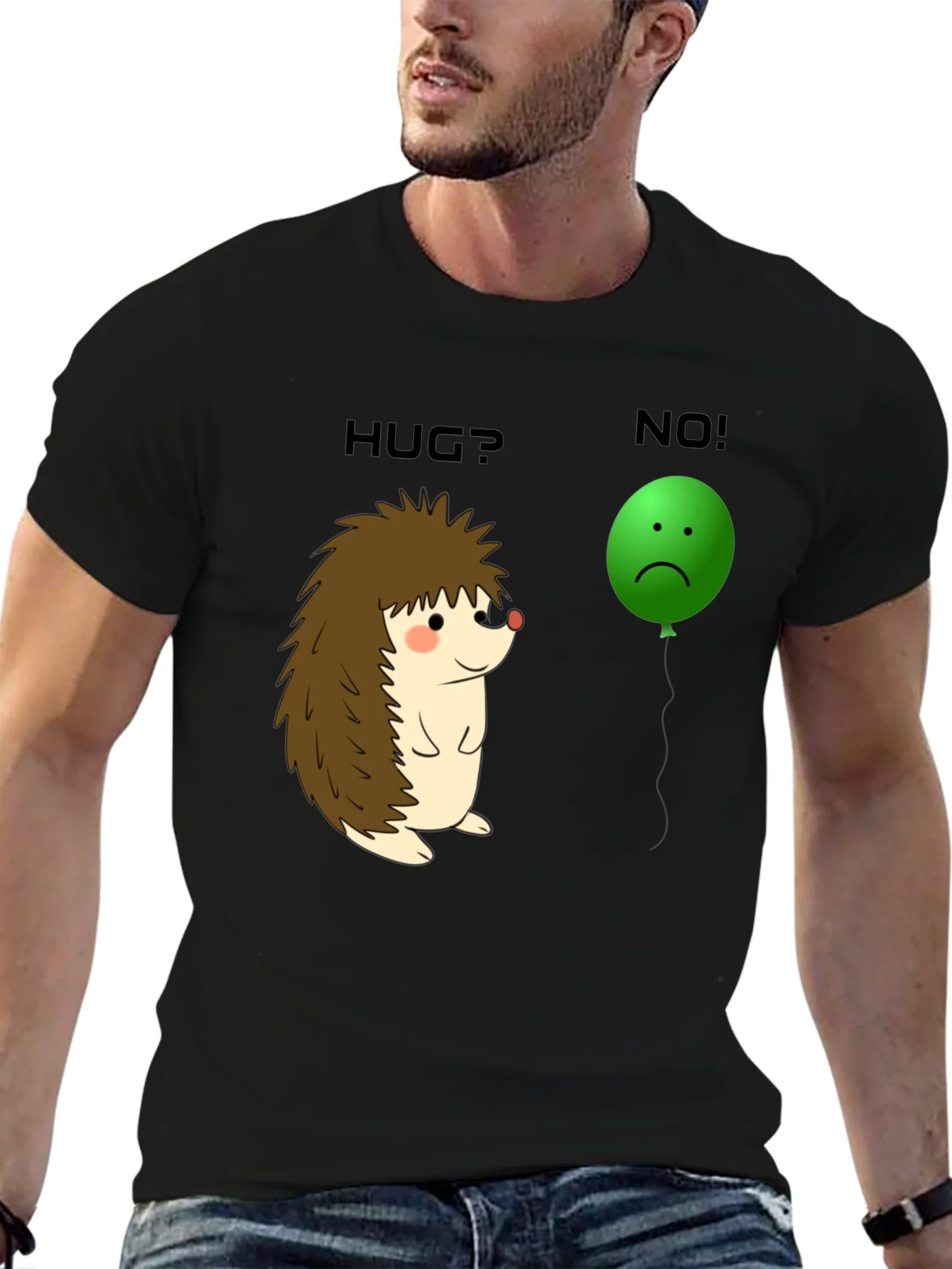 Hedgehog Hug? No! Graphic Tee