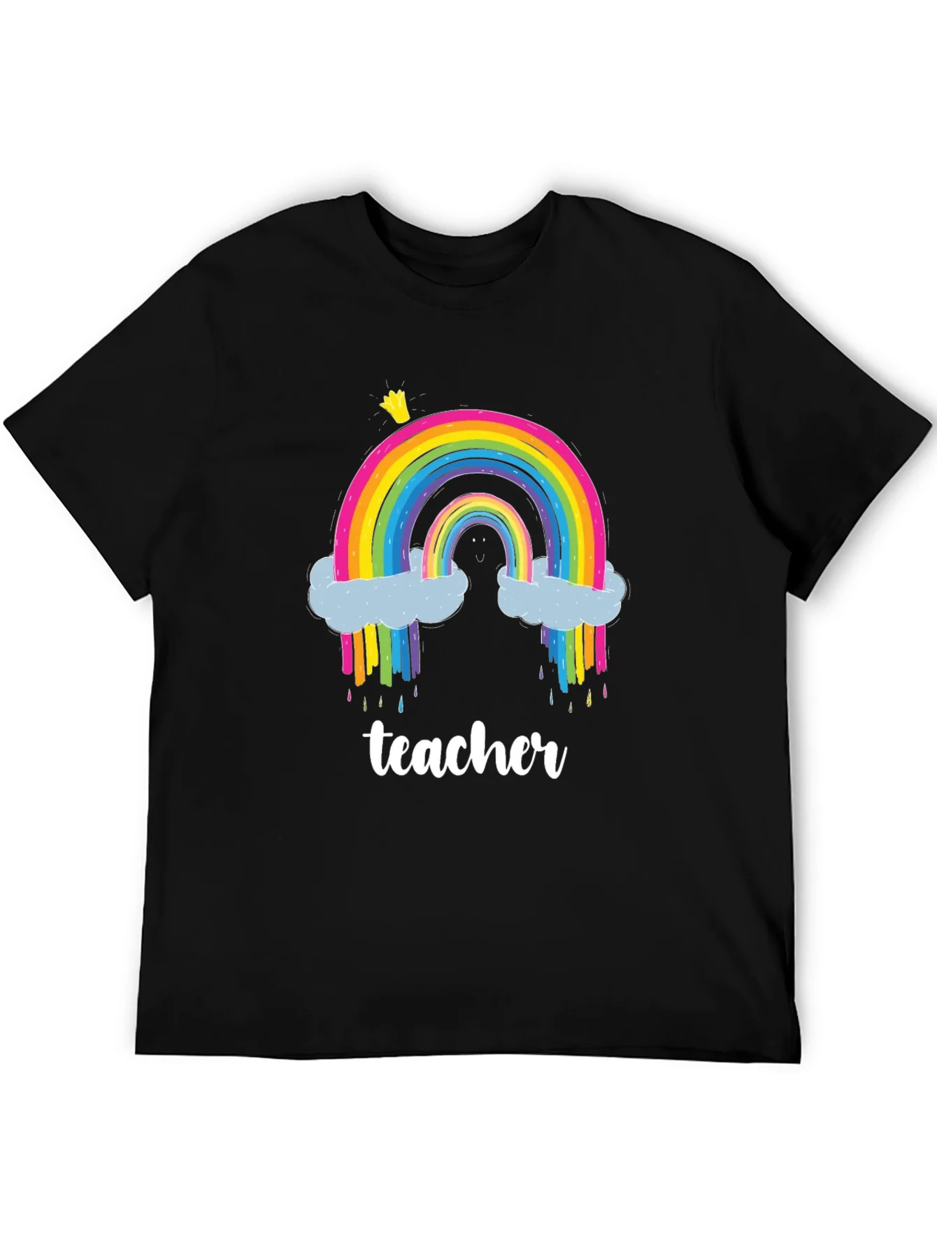 Teacher Rainbow T-Shirt - Colorful & Fun
