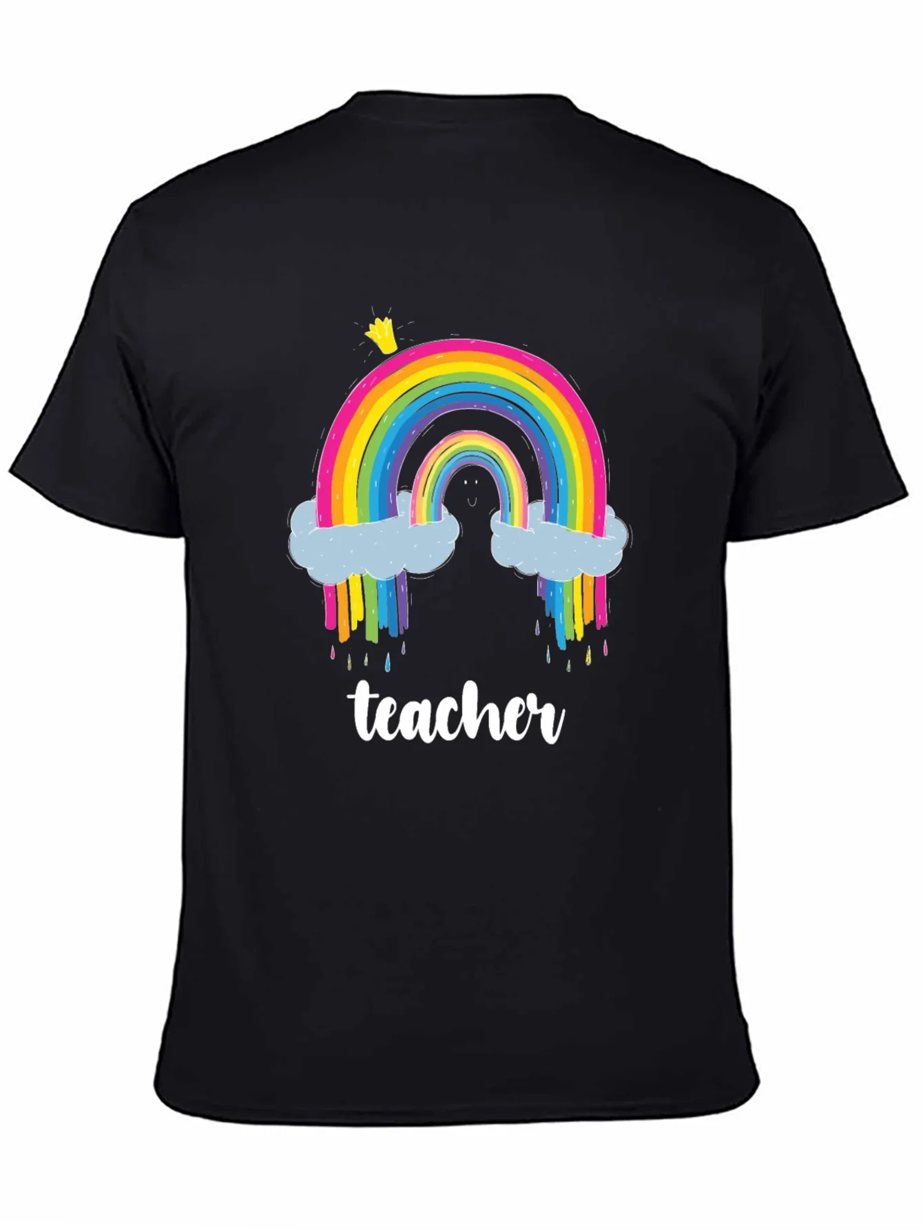 Teacher Rainbow T-Shirt - Colorful & Fun