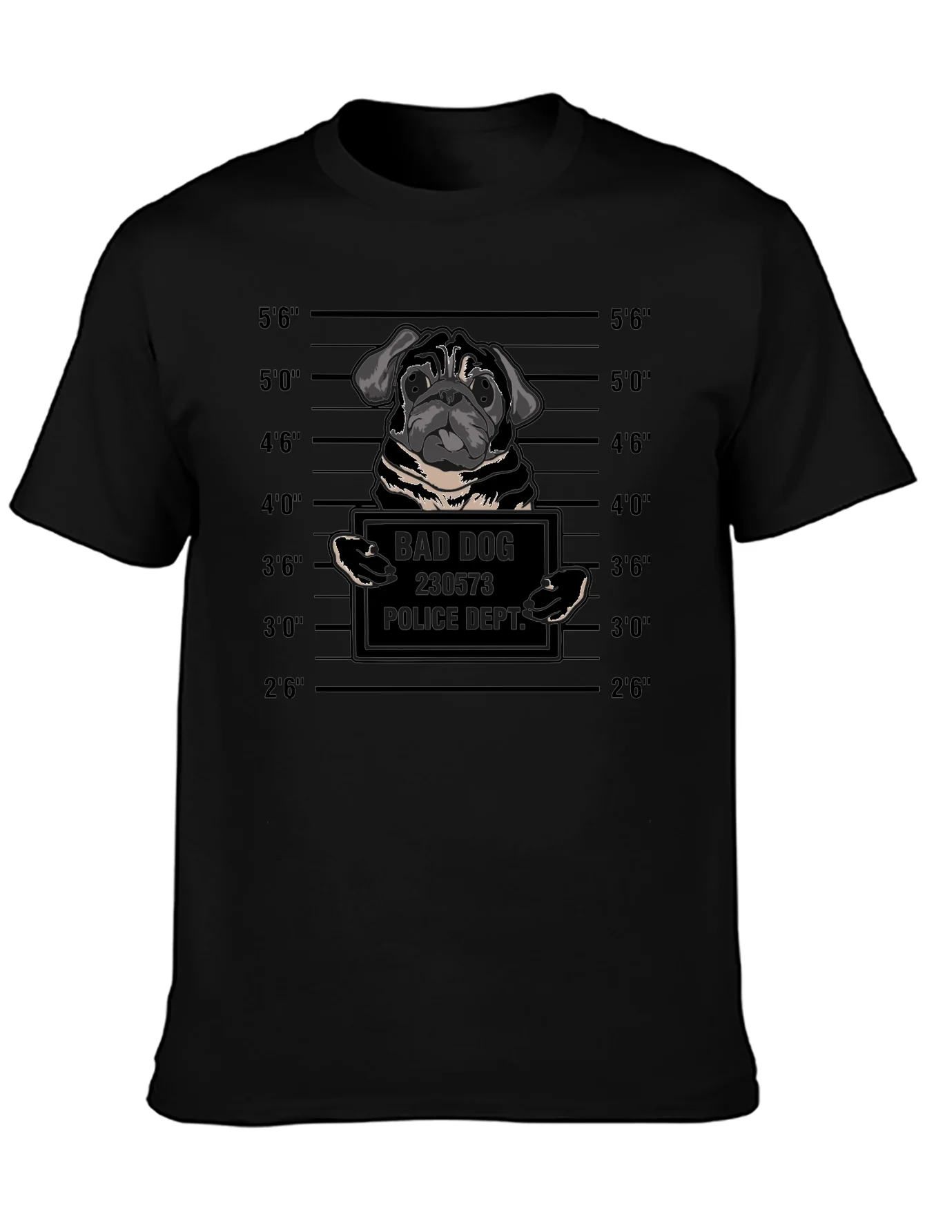 Bad Dog Mugshot Graphic Tee