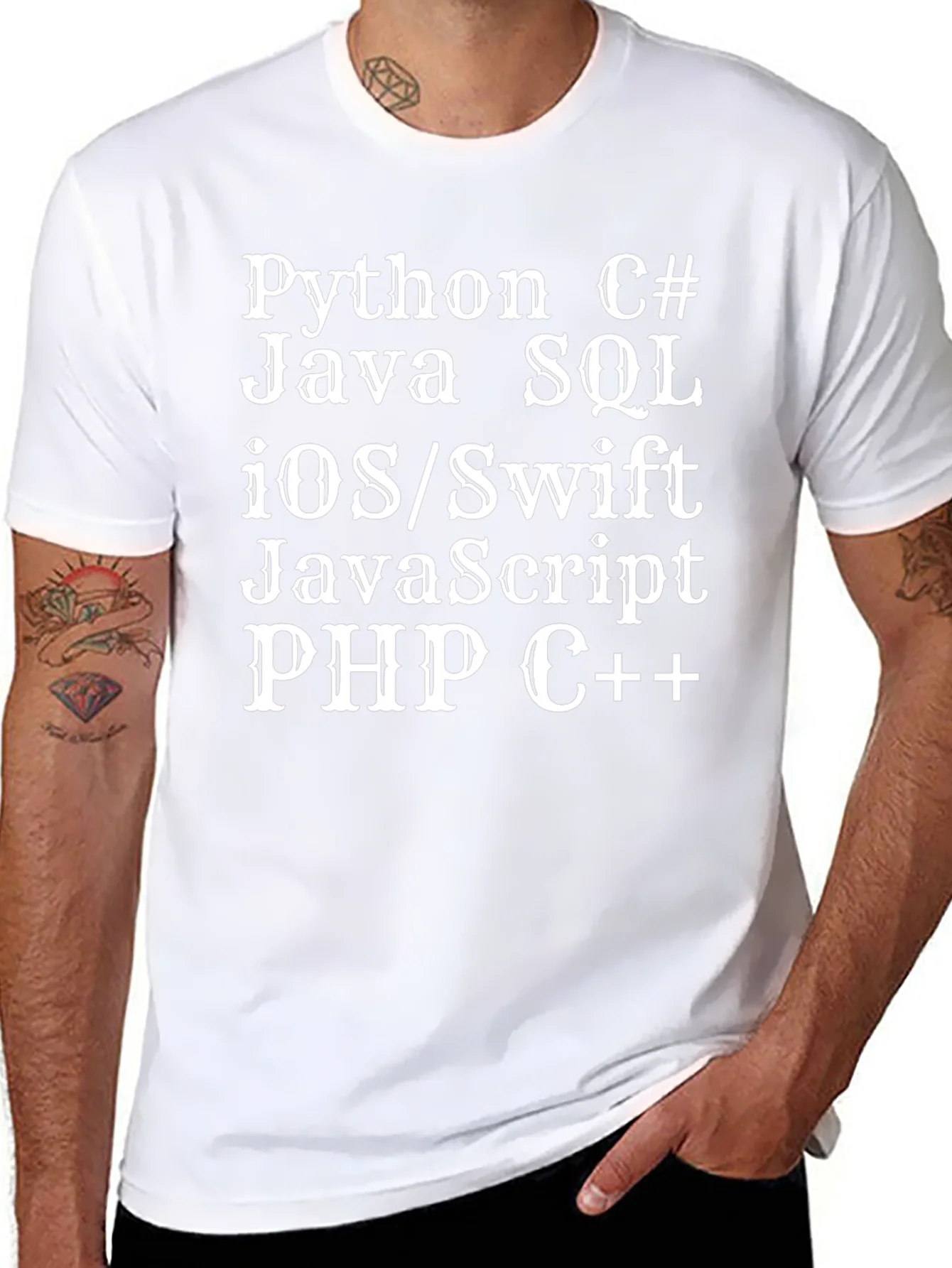 Programmers Choice T-Shirt: Python Java SQL PHP & More!