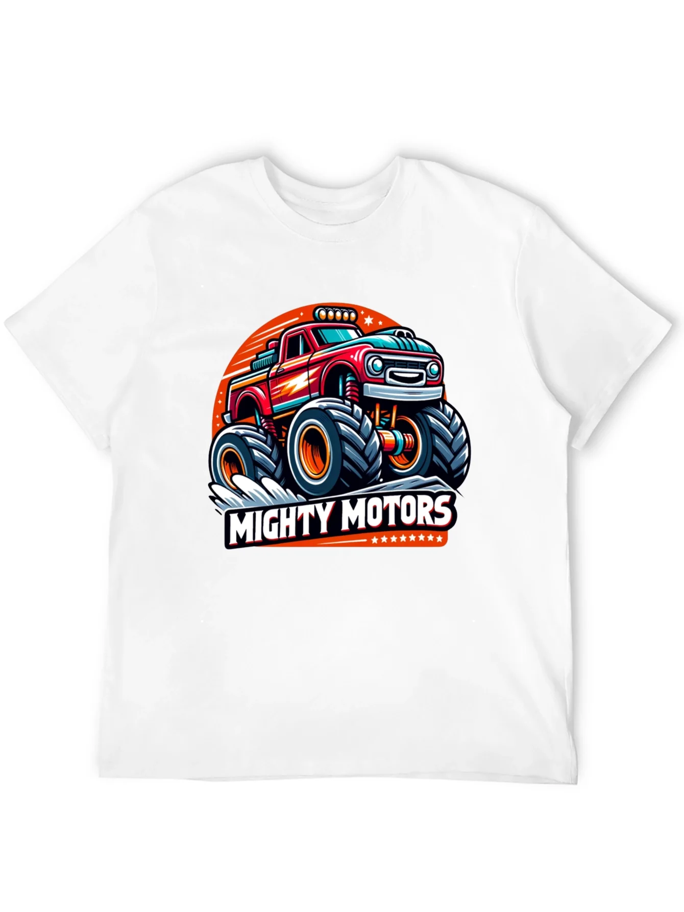 Mighty Motors Monster Truck Graphic Tee