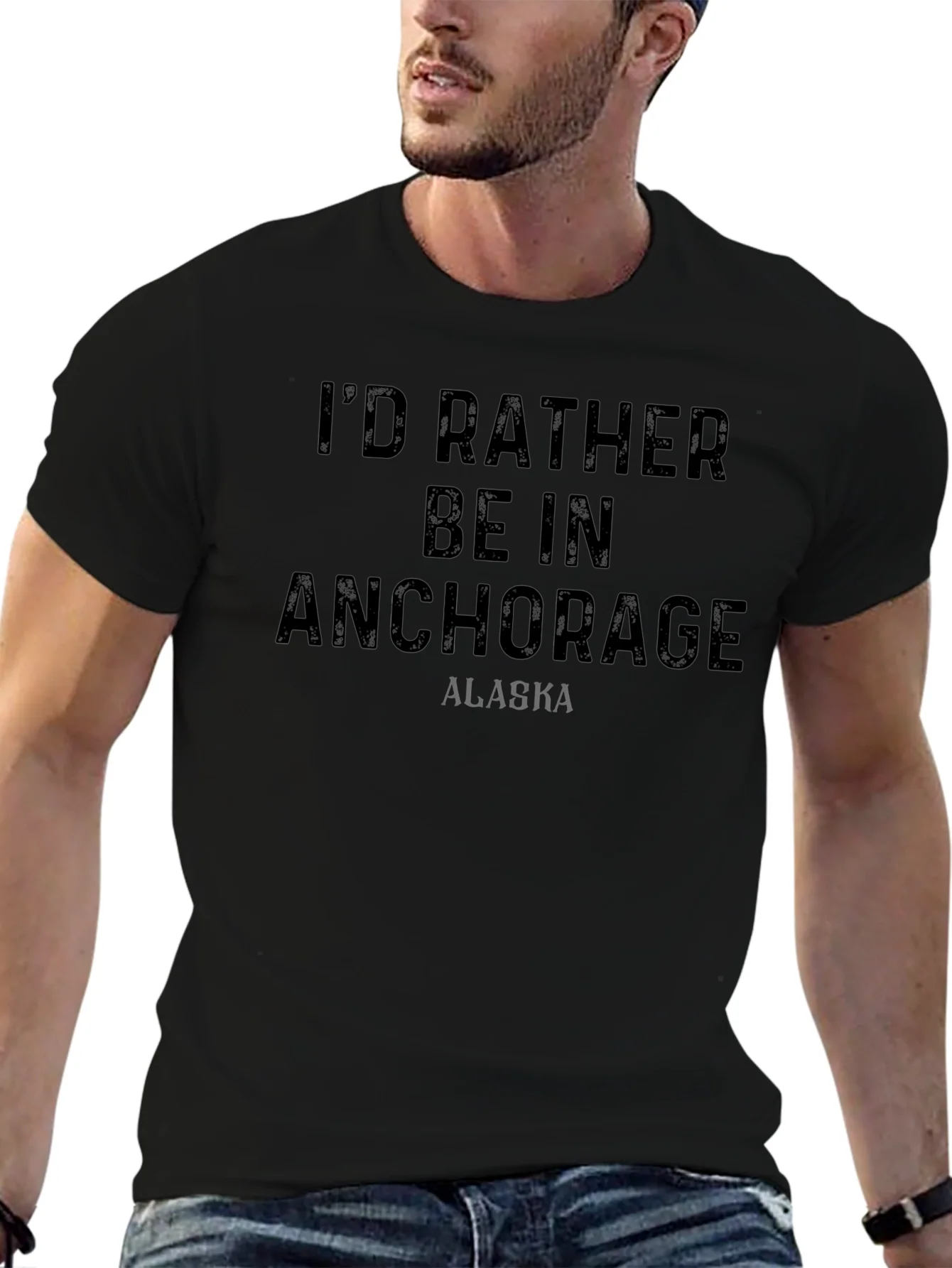 Anchorage Alaska Graphic Tee - Comfortable Mens T-Shirt