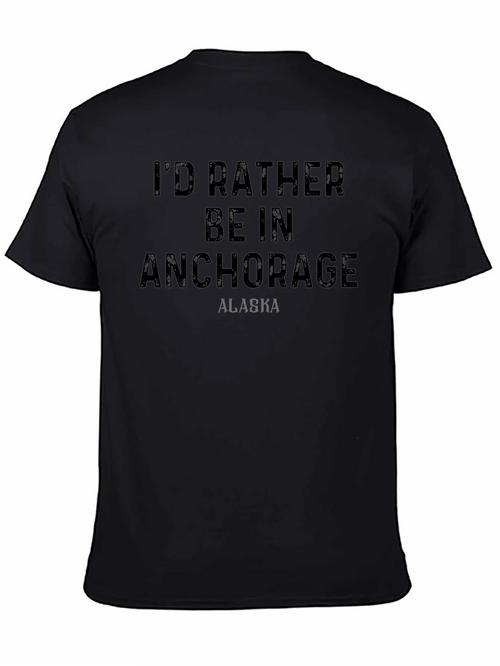 Anchorage Alaska Graphic Tee - Comfortable Mens T-Shirt