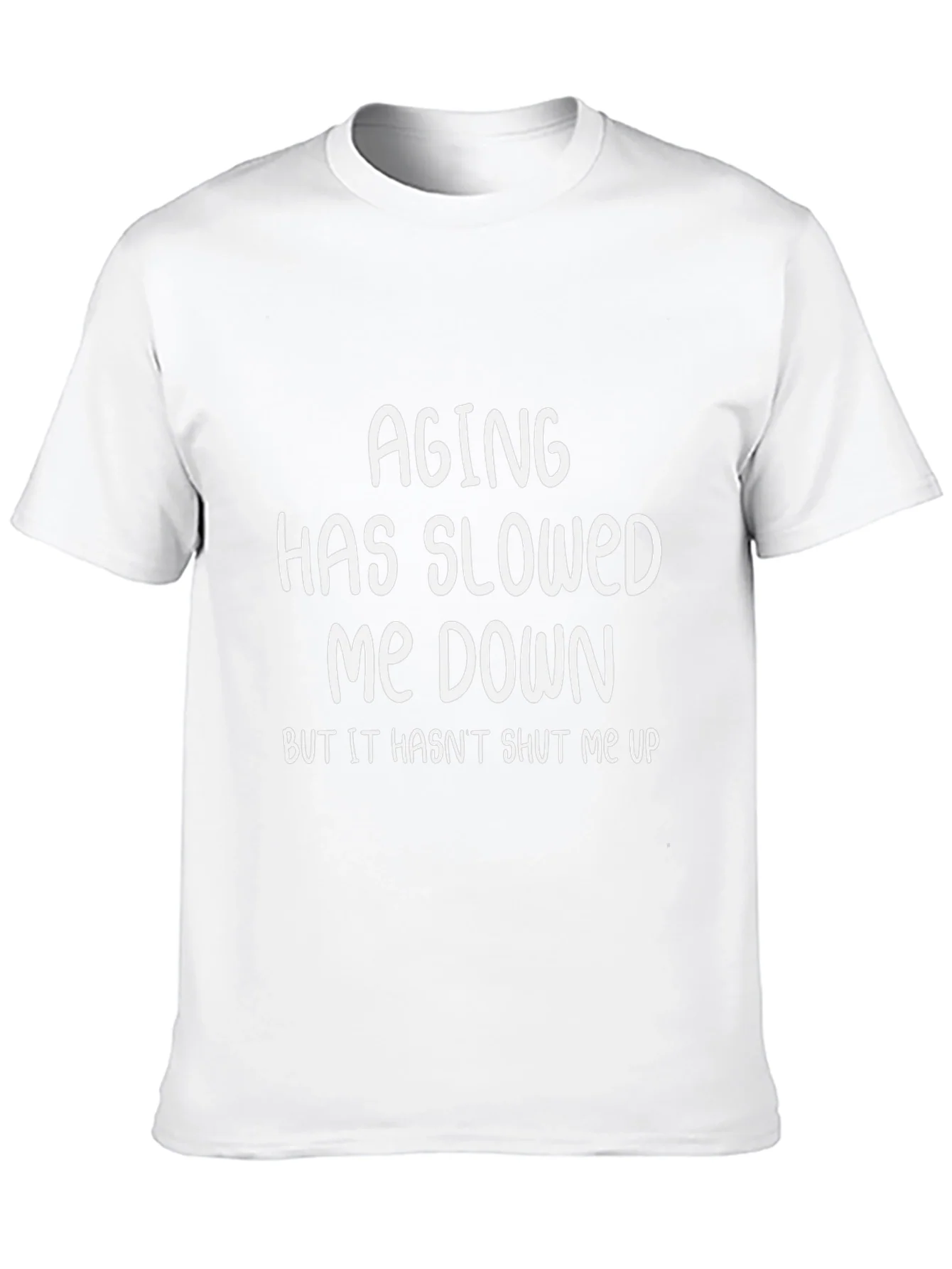 Funny Aging Sarcastic Humor Black Graphic T-Shirt