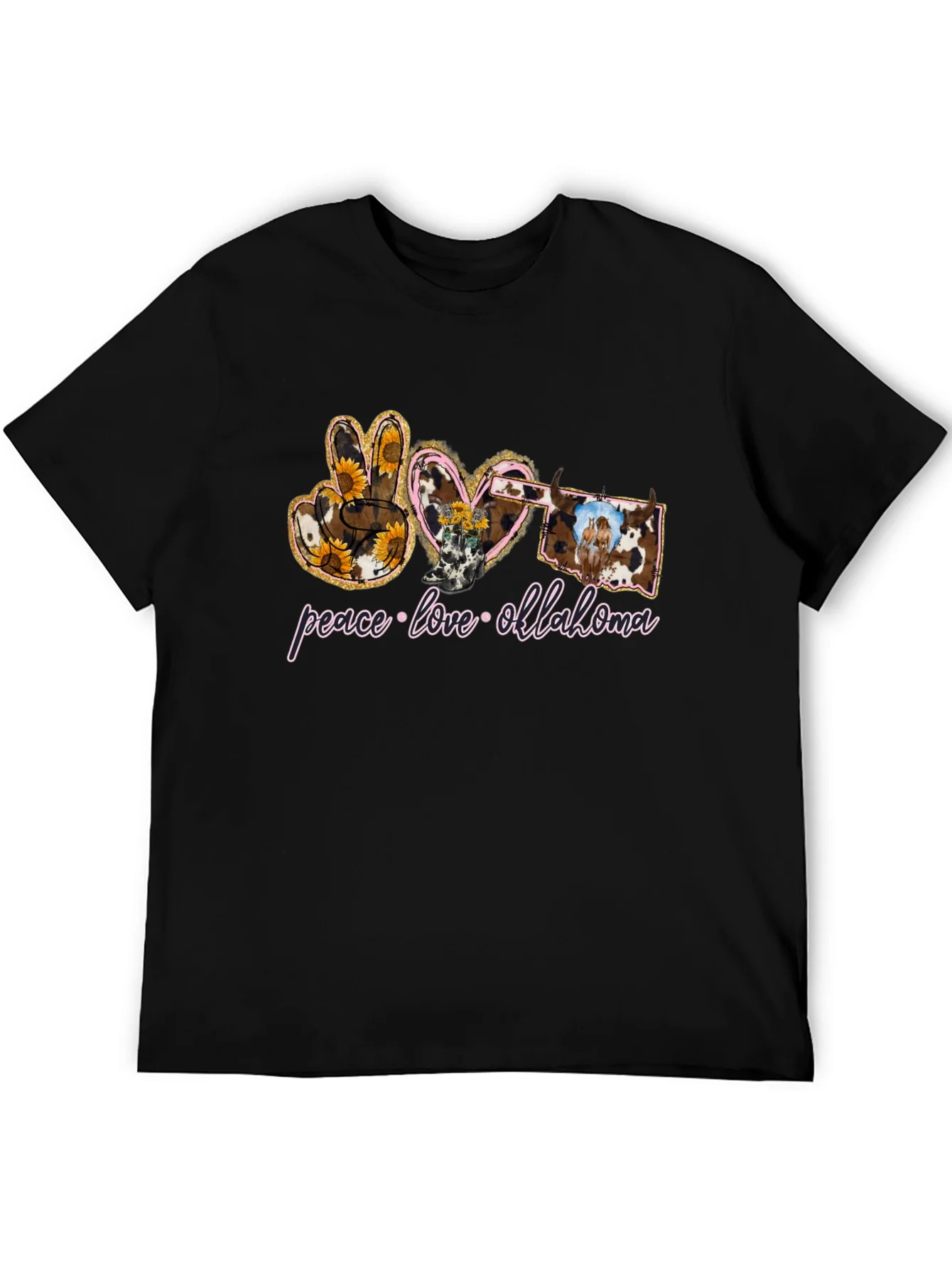 Peace Love Oklahoma T-Shirt