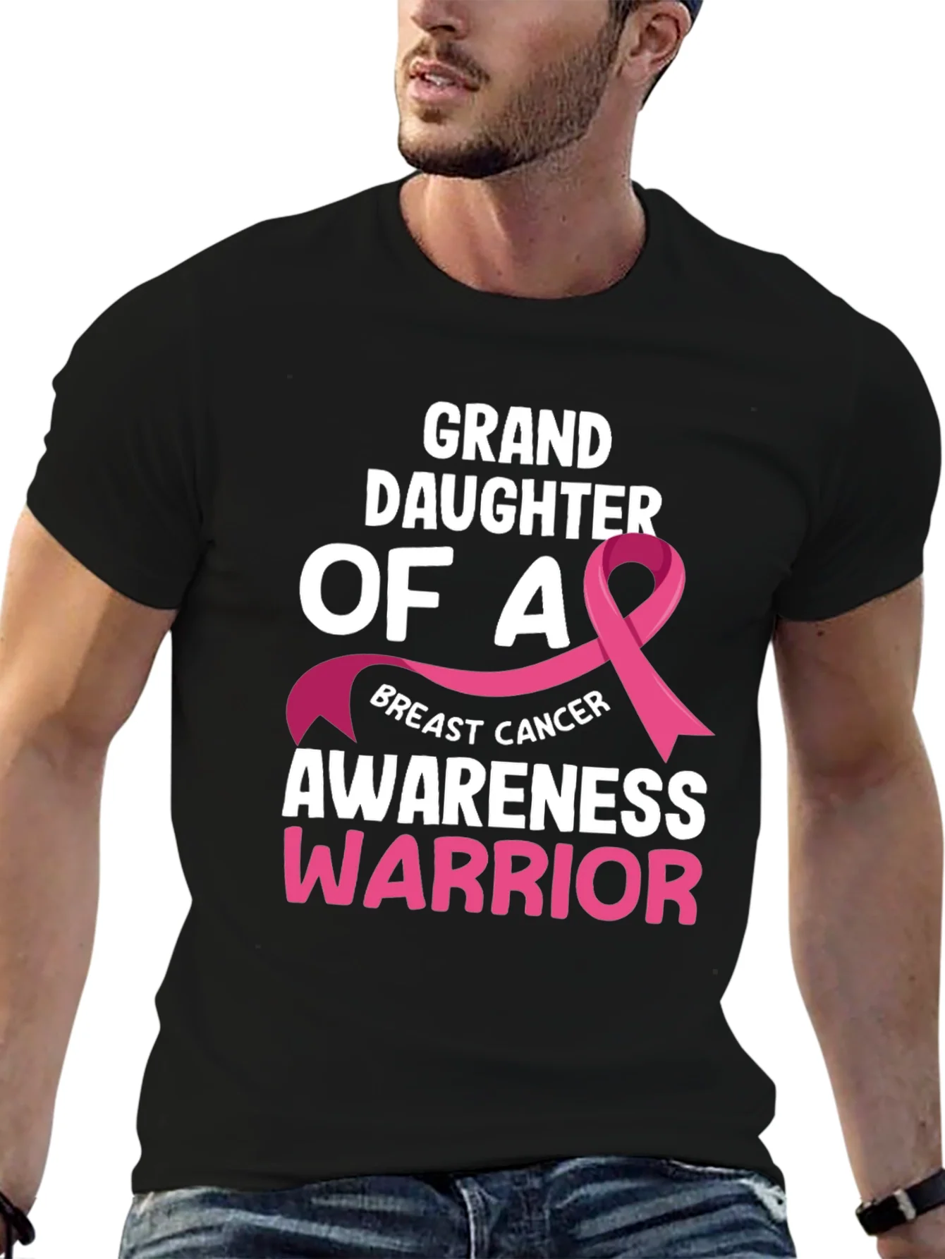 Granddaughter Breast Cancer Awareness Warrior T-Shirt