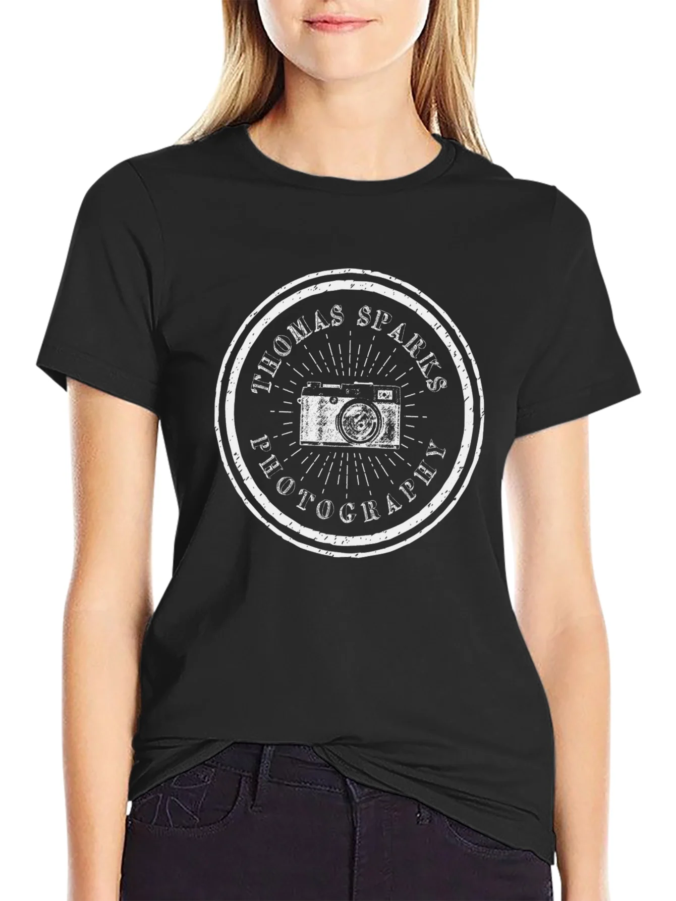 Thomas Sparks Photography T-Shirt Vintage Camera Graphic Tee