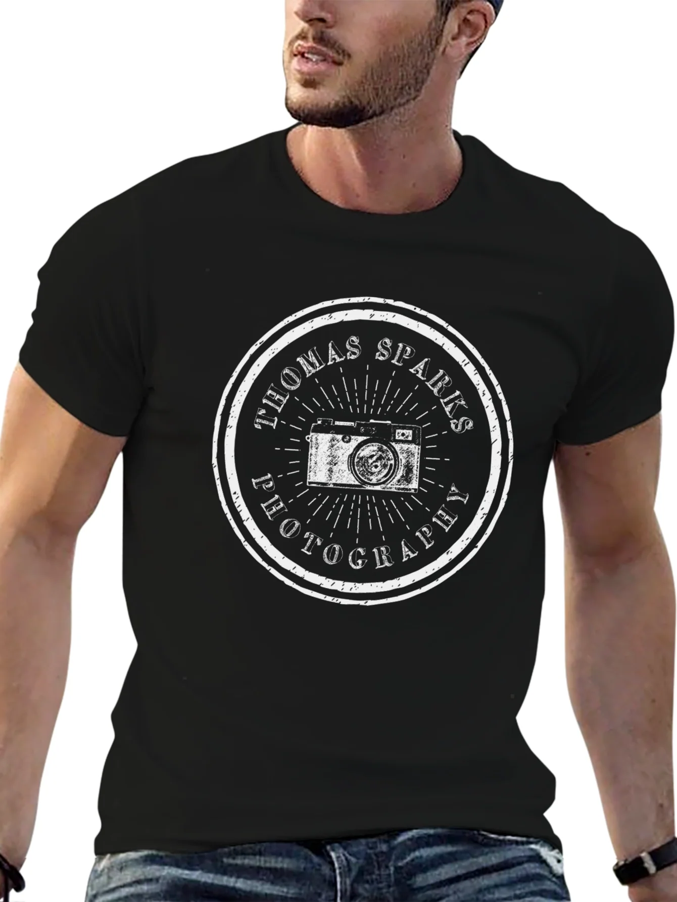 Thomas Sparks Photography T-Shirt Vintage Camera Graphic Tee